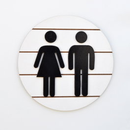 Wallity Cuadro Decorativo Enmarcado en MDF Multicolor LAZ014